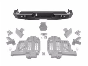 Jeep Wrangler JK Bumper - Rugged Ridge - HD Over-Rider Bar - Satin Black - `07-`18